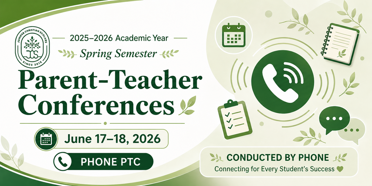 2025-2026 Academic Year Spring Semester PTC by Phone [2025-2026 학년 봄학기 학부모 전화 상담 기간]